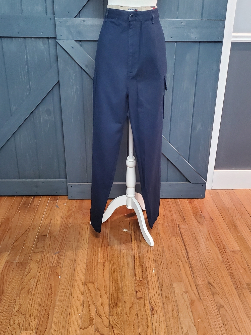 Tommy Hilfiger Navy Cargo Work Pants